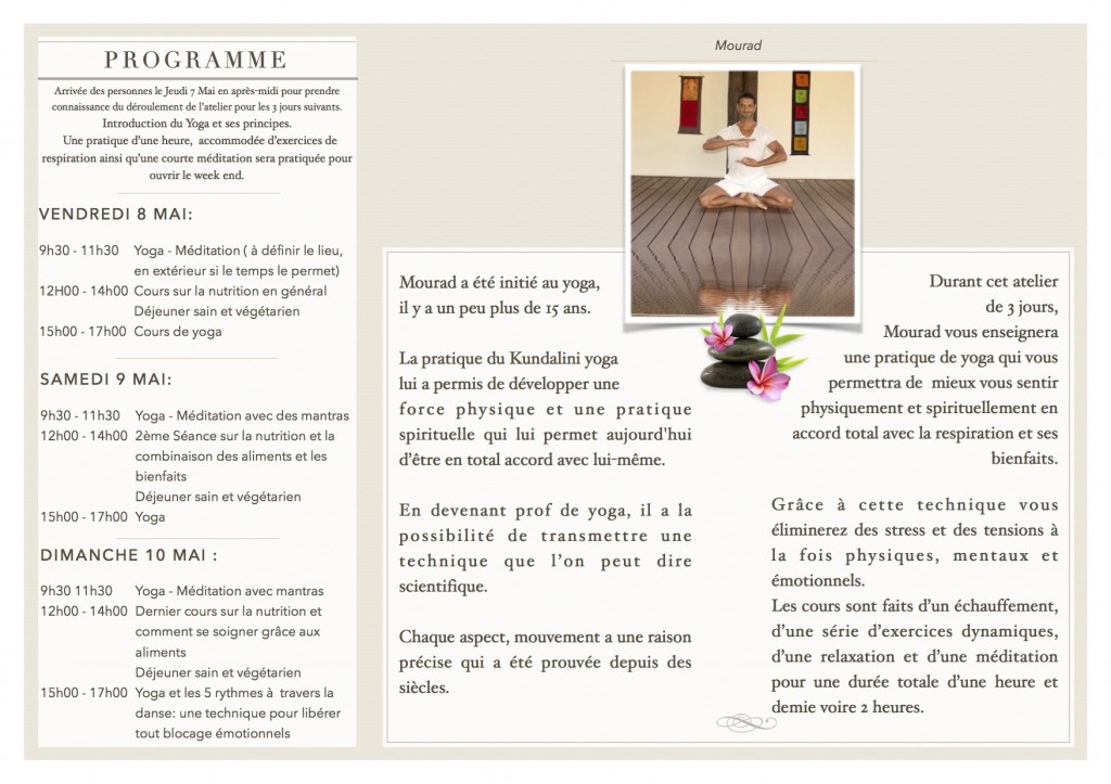 PROSPECTUS YOGA verso